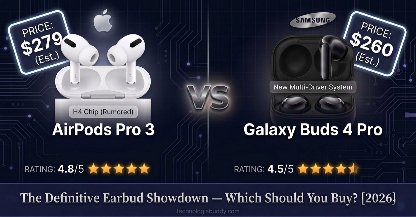 AirPods Pro 3 vs Samsung Galaxy Buds 4 Pro